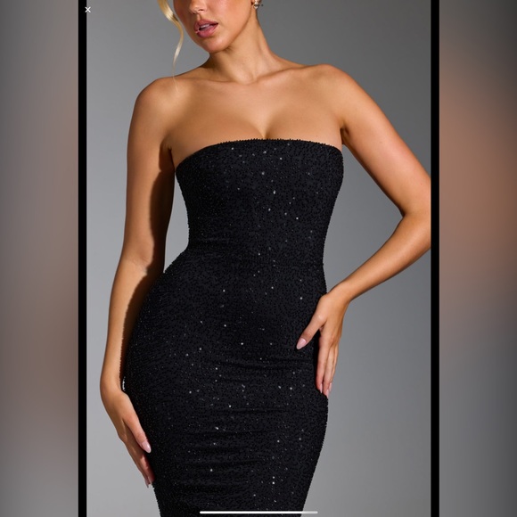 2 black embellishedished maxi dresses from Oh Polly - Picture 6 of 8